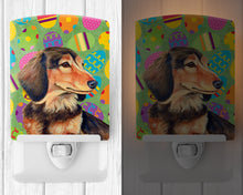 Load image into Gallery viewer, Dachshund Easter Eggtravaganza Ceramic Night Light LH9436CNL