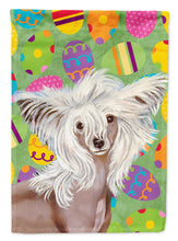 Load image into Gallery viewer, Chinese Crested Easter Eggtravaganza Flag Canvas House Size