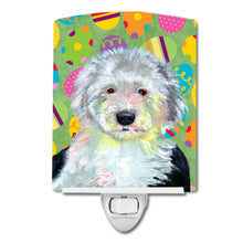 Load image into Gallery viewer, Old English Sheepdog Easter Eggtravaganza Ceramic Night Light LH9441CNL