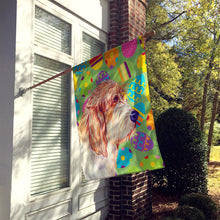 Load image into Gallery viewer, Petit Basset Griffon Vendeen Easter Eggtravaganza Flag Canvas House Size
