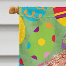 Load image into Gallery viewer, Petit Basset Griffon Vendeen Easter Eggtravaganza Flag Canvas House Size