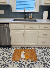 Load image into Gallery viewer, Whippet Wipe your Paws Machine Washable Memory Foam Mat LH9449RUG