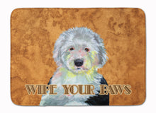 Load image into Gallery viewer, Old English Sheepdog Wipe your Paws Machine Washable Memory Foam Mat LH9457RUG