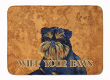 Load image into Gallery viewer, Brussels Griffon Wipe your Paws Machine Washable Memory Foam Mat LH9462RUG