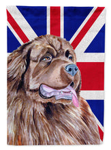 Load image into Gallery viewer, Newfoundland with English Union Jack British Flag Garden Flag - Outdoor Decorative Yard Flag