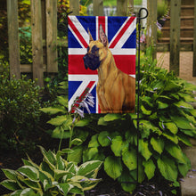 Load image into Gallery viewer, Great Dane with English Union Jack British Flag Garden Flag - Outdoor Decorative Yard Flag