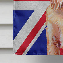 Load image into Gallery viewer, Brussels Griffon with English Union Jack British Flag Flag Canvas House Size LH9466CHF