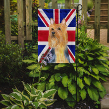 Load image into Gallery viewer, Silky Terrier with English Union Jack British Flag Garden Flag - Outdoor Decorative Yard Flag LH9468GF