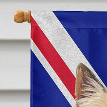 Load image into Gallery viewer, Cairn Terrier with English Union Jack British Flag Flag Canvas House Size LH9472CHF
