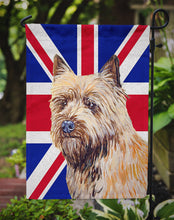 Load image into Gallery viewer, Cairn Terrier with English Union Jack British Flag Garden Flag - Outdoor Decorative Yard Flag LH9472GF