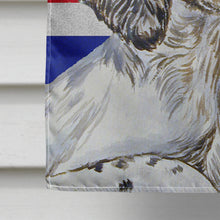 Load image into Gallery viewer, English Setter with English Union Jack British Flag Flag Canvas House Size LH9474CHF