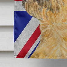 Load image into Gallery viewer, Border Terrier with English Union Jack British Flag Flag Canvas House Size LH9475CHF