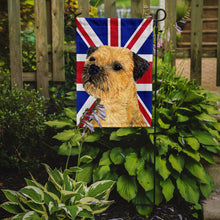 Load image into Gallery viewer, Border Terrier with English Union Jack British Flag Garden Flag - Outdoor Decorative Yard Flag