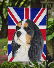Load image into Gallery viewer, Cavalier Spaniel with English Union Jack British Flag Garden Flag – Decorative Outdoor Yard Flag LH9476GF