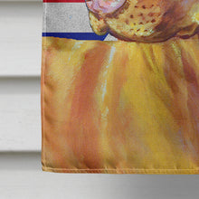 Load image into Gallery viewer, Vizsla with English Union Jack British Flag Flag Canvas House Size LH9477CHF
