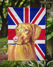 Load image into Gallery viewer, Vizsla with English Union Jack British Flag Garden Flag - Outdoor Decorative Yard Flag LH9477GF