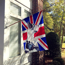 Load image into Gallery viewer, Great Dane with English Union Jack British Flag Flag Canvas House Size LH9478CHF