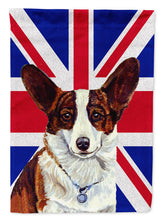 Load image into Gallery viewer, Corgi with English Union Jack British Flag Garden Flag - Outdoor Decorative Yard Flag LH9485GF