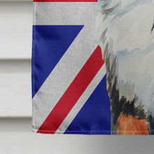 Load image into Gallery viewer, Bernese Mountain Dog with English Union Jack British Flag Flag Canvas House Size LH9486CHF