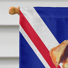 Load image into Gallery viewer, Airedale with English Union Jack British Flag Flag Canvas House Size LH9488CHF