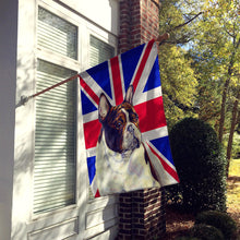 Load image into Gallery viewer, French Bulldog with English Union Jack British Flag Flag Canvas House Size LH9489CHF