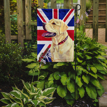 Load image into Gallery viewer, Labrador with English Union Jack British Flag Garden Flag - Outdoor Decorative Yard Flag LH9490GF