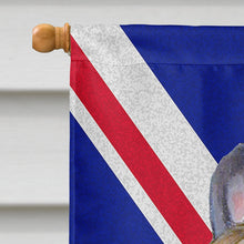 Load image into Gallery viewer, French Bulldog with English Union Jack British Flag Flag Canvas House Size LH9492CHF