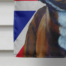 Load image into Gallery viewer, French Bulldog with English Union Jack British Flag Flag Canvas House Size LH9492CHF