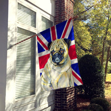 Load image into Gallery viewer, Pug with English Union Jack British Flag Flag Canvas House Size LH9494CHF
