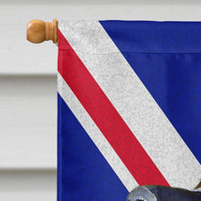 Load image into Gallery viewer, Leonberger with English Union Jack British Flag Flag Canvas House Size LH9500CHF