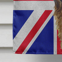 Load image into Gallery viewer, Leonberger with English Union Jack British Flag Flag Canvas House Size LH9500CHF
