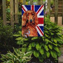 Load image into Gallery viewer, Irish Setter with English Union Jack British Flag Garden Flag - Outdoor Decorative Yard Flag