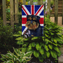 Load image into Gallery viewer, Brussels Griffon with English Union Jack British Flag Garden Flag - Outdoor Decorative Yard Flag