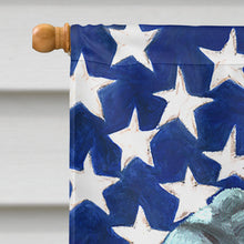 Load image into Gallery viewer, Neapolitan Mastiff USA Patriotic American Flag Flag Canvas House Size LH9540CHF