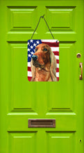Load image into Gallery viewer, Irish Setter USA Patriotic American Flag Wall or Door Hanging Prints LH9541DS1216