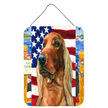 Load image into Gallery viewer, Irish Setter USA Patriotic American Flag Wall or Door Hanging Prints LH9541DS1216