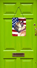 Load image into Gallery viewer, French Bulldog Frenchie USA Patriotic American Flag Wall or Door Hanging Prints LH9545DS1216