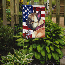 Load image into Gallery viewer, French Bulldog Frenchie USA Patriotic American Flag Garden Flag - Outdoor Decorative Yard Flag
