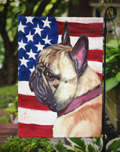 Load image into Gallery viewer, French Bulldog Frenchie USA Patriotic American Flag Garden Flag - Outdoor Decorative Yard Flag
