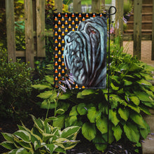 Load image into Gallery viewer, Neapolitan Mastiff Candy Corn Halloween Garden Flag - Outdoor Decorative Yard Flag