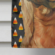 Load image into Gallery viewer, Irish Setter Candy Corn Halloween Flag Canvas House Size LH9548CHF