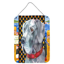 Load image into Gallery viewer, Great Dane Candy Corn Halloween Wall or Door Hanging Prints LH9549DS1216