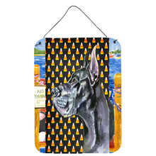 Load image into Gallery viewer, Black Great Dane Candy Corn Halloween Wall or Door Hanging Prints LH9550DS1216