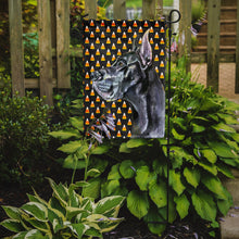 Load image into Gallery viewer, Black Great Dane Candy Corn Halloween Garden Flag – Decorative Outdoor Yard Flag LH9550GF