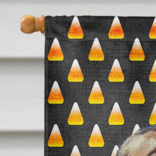 Load image into Gallery viewer, French Bulldog Frenchie Candy Corn Halloween Flag Canvas House Size LH9552CHF