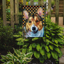 Load image into Gallery viewer, Corgi Candy Corn Halloween Garden Flag – Decorative Outdoor Yard Flag LH9553GF