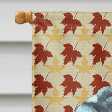 Load image into Gallery viewer, Neapolitan Mastiff Fall Leaves Flag Canvas House Size LH9554CHF