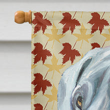 Load image into Gallery viewer, Great Dane Fall Leaves Flag Canvas House Size LH9556CHF