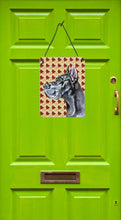 Load image into Gallery viewer, Black Great Dane Fall Leaves Wall or Door Hanging Prints LH9557DS1216