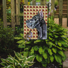 Load image into Gallery viewer, Black Great Dane Fall Leaves Garden Flag - Outdoor Decorative Yard Flag